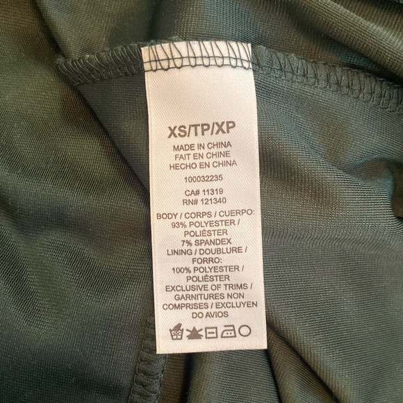 Fitted Emerald Green Velvet Dress by Dynamite - Picture 3 of 4